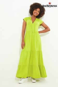 Желто-зеленый - Joe Browns Платье макси в стиле бохо с кисточками (N76418) | €69