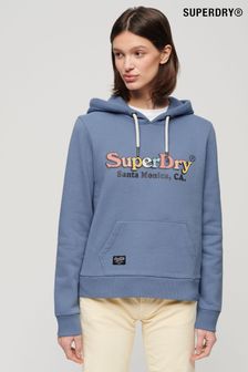 Superdry Kapuzensweatshirt mit Regenbogendesign und Logografik (N76574) | 83 €