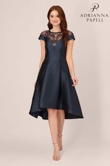 Adrianna Papell Blue Studio Mikado Short Dress (N76836) | 875 zł