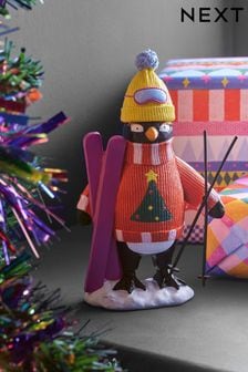 Multi Penguin Ski Christmas Ornament (N76879) | kr230