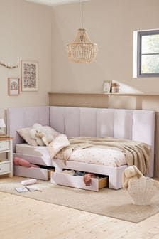 Opulent Velvet Lilac Marlowe Kids Upholstered Bed Frame (N76883) | €875