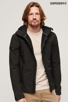 Черный - Superdry мягкая куртка-треккер с капюшоном и ракушками (N76902) | €129