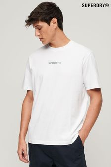 Superdry White Loose Fit Utility Sport Logo T-Shirt (N76920) | $37