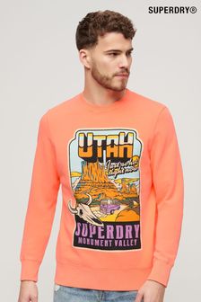 Superdry Orange Neon Travel Loose Sweatshirt (N76928) | 84 €
