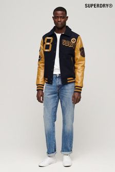 Superdry Collared Patched Bomber Jacket