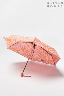 Oliver Bonas Pink Botanical Print Umbrella (N77057) | 128 SAR