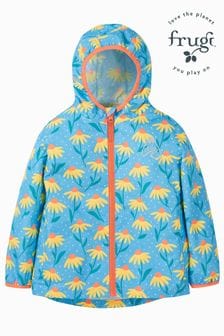 Frugi Синяя непромокаемая куртка с цветочным принтом (N77103) | €51 - €55