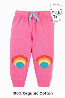 Frugi Pink Organic Cotton Character Joggers (N77158) | $38 - $41