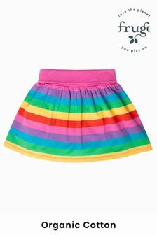 Falda pantalón de primavera con rayas arcoíris multicolores de Frugi (N77183) | 37 € - 40 €