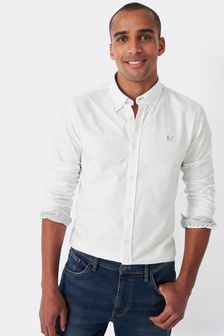 أبيض - قميص قطن من Crew Clothing Company (N77368) | 272 ر.ق