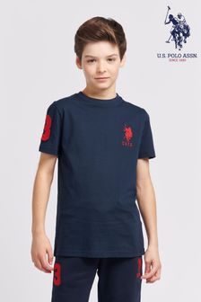 ダークブルー - U.s. Polo Assn. Boys Player 3 T-shirt (N77372) | ￥4,400 - ￥5,280