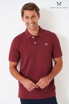 أحمر داكن - قميص بولو بيكيه Classic من Crew Clothing (N77449) | 21 ر.ع