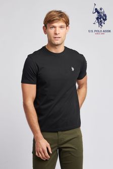 Negro - U.s. Polo Assn. Mens Regular Fit Double Horsemen T-shirt (N77496) | 35 €