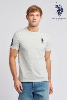 U.S. Polo Assn. Mens Regular Fit Blue Player 3 T-Shirt (N77514) | 191 SAR