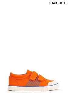 حذاء رياضي صيفي قماش برتقالي بحزامين لاصقين قابل للغسل Sandy Beach من Start Rite (N77630) | 236 ر.س
