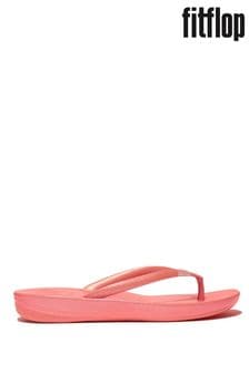 Fitflop Pink Iqushion Pearlized Ergonomic Flip Flops (N77638) | 227 LEI