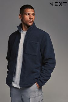 Mens zip neck fleece online