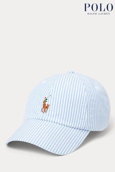 Polo Ralph Lauren Blue Seersuckr Cap (N78234) | 410 zł