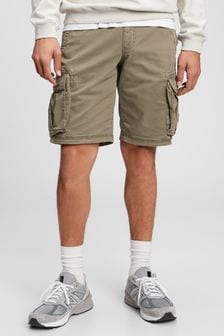 Gap Khaki Green Cotton Twill Cargo Shorts (N78287) | €47