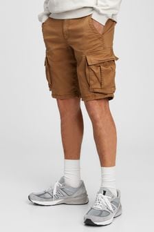 Gap Tan Brown Cotton Twill Cargo Shorts (N78288) | kr519