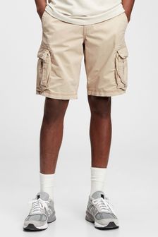 Gap Cream Cotton Twill Cargo Shorts (N78308) | €53