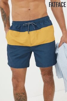 FatFace Yellow Trevose Colour Block Swim Shorts (N78368) | 58 €