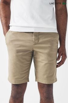 Lacoste Slim Fit Chino Brown Shorts (N78709) | $154