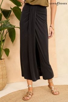 Wrap women's midi skirts 2025