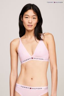 Tommy Hilfiger Pink Unlined Triangle Tog Bra (N78871) | LEI 179