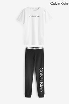 Calvin Klein White Unisex Pyjama Set With Modern Cotton (N78906) | €28