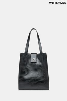 حقيبة لون أسود بقفل لف Inara من Whistles (N79361) | د.إ 1,104