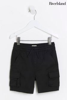 River Island Black Mini Boys Shorts (N79383) | 113 SAR
