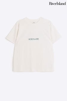 River Island Cream Boys Palaise Graphic T-Shirt (N79389) | ￥2,470