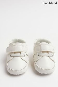 River Island 嬰兒魔術氈條紋運動鞋 (N79404) | NT$610