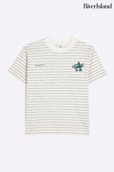 Set tricou polo cu textură pentru River Island băieți Model geometric (N79423) | 84 LEI