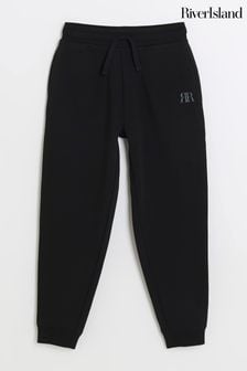 Черный - спортивные брюки для мальчиков River Island Essentials (N79460) | €19