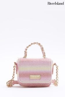 River Island Pink Girls Ombre Mini Cross-body Bag (N79484) | KRW32,000
