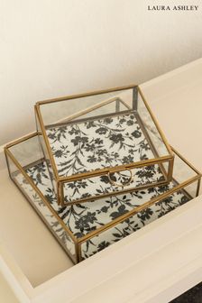 Laura Ashley Clear Single Glass Box In Rye (N79674) | €40 - €54