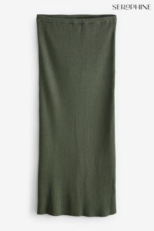 Seraphine Green Rib Knit Skirt