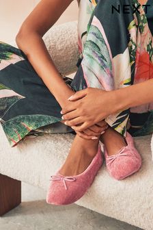 Women s Ballerina Slippers Striped Printed Ballet Slippers Next