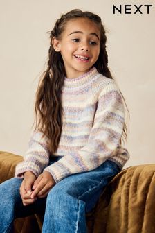 Girls Jumpers Pink Long Sleeve Casual Knitwear Next Luxembourg