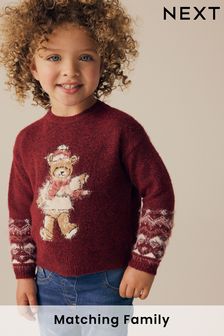 Girls Jumpers Red Next Oman