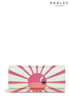 Radley London Sailing Into The Sunset Large Flapover Matinee White Purse