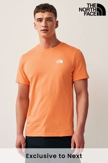 Персиково-розовый - The North Face Mens Simple Dome Short Sleeve T-shirt (N90140) | €32