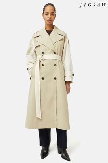 Jigsaw Panelled Trench Coat (N94804) | ‏1,886 ‏₪