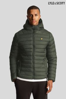 Lyle & Scott Green Lightweight Quilted Jacket (N94840) | AED776