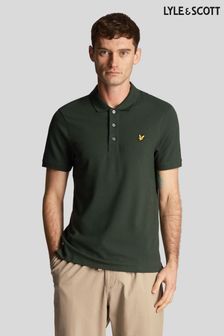 Lyle & Scott Green Plain Polo Shirt (N94841) | SGD 106