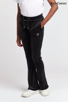 Juicy Couture Girls Diamante Bootcut Joggers