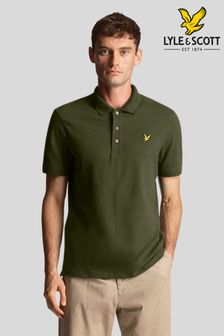 Lyle & Scott Green Plain Polo Shirt (N94869) | €73