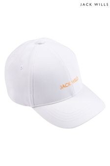 Jack Wills White Girls Block Logo 100% Cotton Cap (N94913) | $26